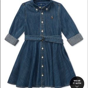 Ralph Lauren denim cotton shirt dress
